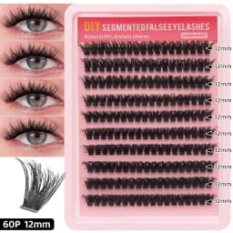 DINGSEN DIY Lash Clusters Thick Segmented Eyelash Extension 60D 80D 100D MIX Lashes Extension Cluster Lashes Individual Lashes