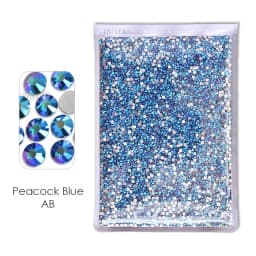 Bulk Wholesale AB Colours Big Package Non Hot Fix Rhinestone ss16 ss20 ss30 Flat Back Crystals Strass Stone For Nail Wedding