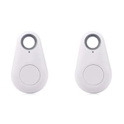 1/2pcs Mini Fashion Smart Dog Pets Bluetooth 4.0 GPS Tracker Anti-Lost Alarm Tag Wireless Child Bag Wallet Key Finder Locator