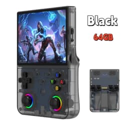 R36 Ultra X Retro Handheld Game Player WiFi Open Source Linux System 4.5" IPS Screen Hall Effect Emulator Wireless Gamepad Gift