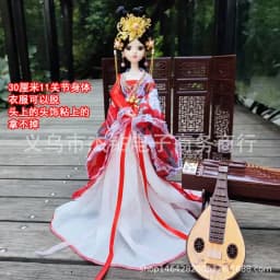 30cm Doll Full Set 1/6 Ancient Costume Clothing Bjd Doll Change Up Diy Girl Toys Dress Up Fashion Play House Birthday Gift