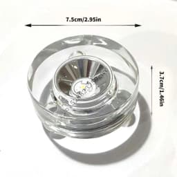 D0UF Multiple Color Rotating Stand USB Powered for Jewelry Artwork Showcase