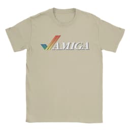 Men T-Shirts Commodore Amiga Logo Casual Cotton Tee Shirt Short Sleeve T Shirt Round Collar Tops Graphic Printed
