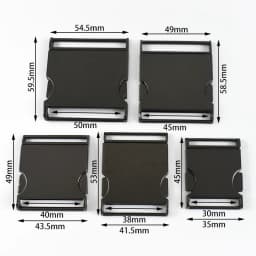 2/5Pcs Meetee Metal Buckles 25-50mm Quick Side Release Buckle Dog Collar Web Belt Clip DIYLeathercraft Garment Bags Accessories