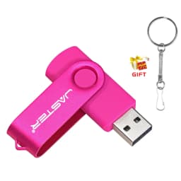 Free Custom Company Logo USB Flash Drive 128GB Key Chain Pen Drive 64GB 4GB 8GB 16GB Pendrive Memory Stick 32GB Metal USB Stick