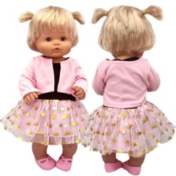 Nenuco Doll Jacket Set for 40cm Baby Dolls Clothes Toys Wear Children Girl Gifts