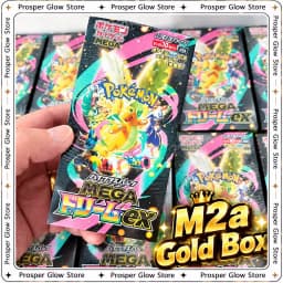 2026 New M2a Pkm Blind Box Ptcg The Golden Box Japanese Edition Cards Booster Pack M2a Trading Game Collectible Cards Gift Toy