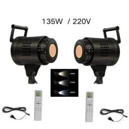 Bowens Video Studio Kit 115W Photography COB Light Dimmable Kit LED Lamp Flash Studio 220VLighting 3000-6000K 3 Color