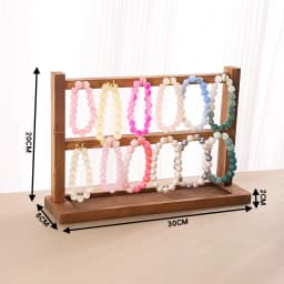 Jewelry Keychain Earrings Pendant Display Stand Solid Wood Trinket Hanger Hook Premium Sense Stall Store Counter