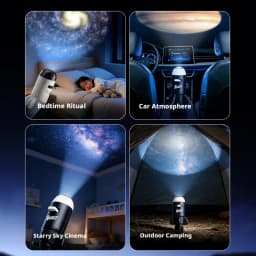 Mini Galaxy Star Projetor With 12 HD Images USB Plug LED Night Lamp 360° Rotation For Children Bedroom Decoration Birthday Gift