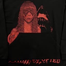 New Men Raf SS03 shark Consumed Penelope Pullover Hoodies Hoody Hooded Sweatshirts Velvet Cotton Thick Fleece US E128
