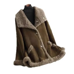 Double Sided Fur One-Piece Coat For Women Mid To Long Winter 2025 New Model Imitation Lamb Fur Thickened Winter Women's Coat