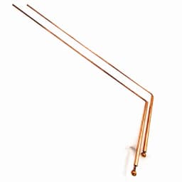 SongLong 99.9% Copper Dowsing Rod - Detect Gold, Water, Ghost Hunting Etc - 2pcs Divining Rods