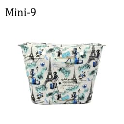 TANQU New Colorful Waterproof Inner Lining Insert Zipper Pocket for Classic Mini Obag Canvas  Inner Pocket for O Bag