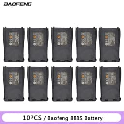 BAOFENG BF-888S Battery 3.7V 1500mAh battery for baofeng 888s BF-666S BF-777S BF-88E Compatible With baofeng 777s Walkie Talkie