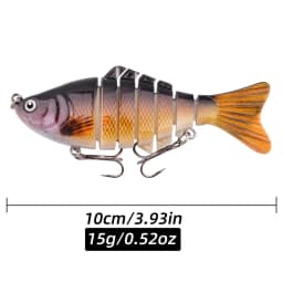 1 PCS Wobblers Fishing Lures Artificial Multi Jointed Sections Artificial Hard Bait Trolling Pike Carp Fishing Tools