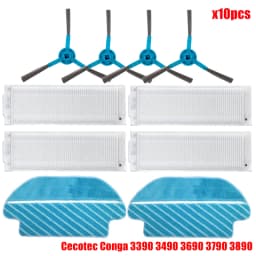 For Cecotec Conga 3290 3390 3490 3590 3690 3790 3890 Ultra Titanium Vital Vacuum Cleaner Main Side Brush Hepa Filter Spare Part