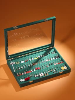 Premium Earring Storage Box with Anti-oxidation and Dust-proof Design, Large Capacity Jewelry Organizer for Studs Accessories