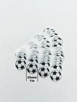 100PCS 25mm "1" Inch Round Circle Scratch Off Stickers For DIY Lucky Promotional Game Gift Cards