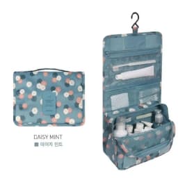 Hanging Travel Organizer Waterproof Makeup Bag, Large Capacity Toiletry Pouch Design,Portable Foldable Cosmetic Wash Storage Bag