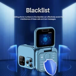 SERVO I16 PRO Mini Flip Mobile Phone Speed Dial FM Radio Blacklist Magic Voice 2G GSM Dual SIM Standby Small Foldable Cellphones