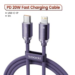 Toocki USB C to Lighting Cable for iPhone 14 13 12 11 Pro Max Mini 8 7 Plus AirPods iPad Fast Charging Type C Lightning Cable