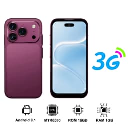 SERVO Unlocked Pocket Smartphone Android 8.1 3G WCDMA Dual SIM Face Unlock WiFi GPS 3.75" Screen Mini Mobile Phone Video Player
