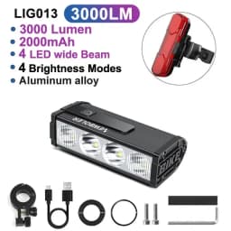 NEWBOLER Bicycle Light Front 10000Lumen Bike Light 10000mAh Waterproof Flashlight USB Charging MTB Road Cycling Lamp Accessories