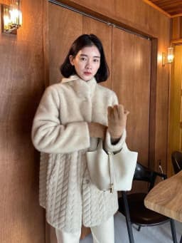 Eco-Friendly Fur Coat Women's Korean Style 2024 Autumn Winter New Integrated Skin Fur Mink Velvet Coat Elegant Blogger
