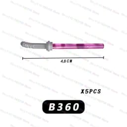 MOC Game Anime Cartoon Multi-colored Lightsaber Building Block Toy Children’s Gift Accessory Educational Toy PJB349-365