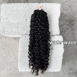 Feather Crochet Human Hair Pre-Separated Curly Bulk Hair for Braiding Human Hair Knotless Crochet Hair Extensions 14-18inch