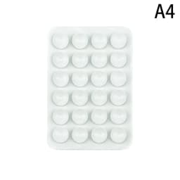 Transparent Backed Silicone Suction Pad For Phone Fixture Suction Cup Backed Adhesive Silicone Rubber Sucker Pad For Fixed Pad
