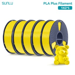 SUNLU 5KG PLAPLUS Filament 1.75MM Neatly Arranged No Knots No Bubble Eco-Friendly Non-Toxic Odorless Bright Color Good Toughness
