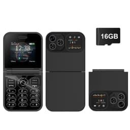 SERVO F15 MINI Flip Mobile Phone Dual SIM Standby Magic Voice Speed Dial Blacklist MP4 Player FM Radio 2G Button Fold Cellphones