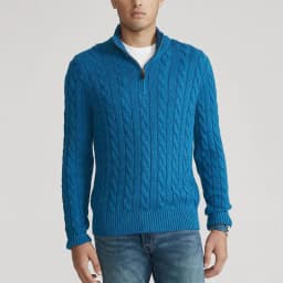 Mock Neck Knitted Sweater Men Solid Pullovers Long Sleeve Sweaters Spliced Zipper Spliced Autumn Casual Loose Slight Strech