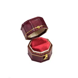 TAIMY Vintage Ring Box Handcrafted Wedding Antique Ring Box Lassical Victorian Style Decor Mini Jewelry Box Ring Storage Case