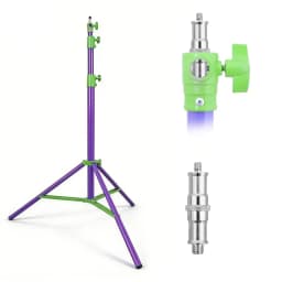 SH 2.9m Light Stand With Stainless Steel Kit Cross Arm With Weight Bag Photo Studio Accessories Extension Telescopic Rod 2.49M
