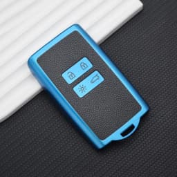 TPU Leather Car Key Cover For Renault Captur Koleos Kadjar Arkana Megane Dacia Duster Sandero Stepway Smart Remote Control Case