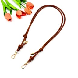 1Pcs Adjustable Leather Bag Strap Replacement Crossbody Shoulder Strap With Metal Clasp For Handbag Purse Accessories