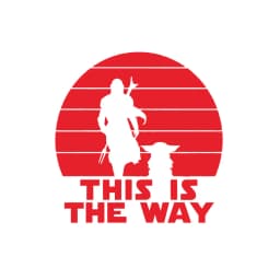 This Is The Way Vinyl Art Sticker Car Window Laptop Decoration Decal Kids Room WALL Decor Mural