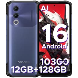 DOOGEE Blade20 X Rugged Phone 10300mAh Battery Gemini Ai 6.6" 90Hz 12GB RAM(3+9) 128GB ROM 16MP AI Main Camera Google Pay NFC Supports Smartphone