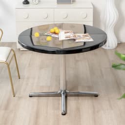 Multifunctional Household Folding Coffee Table Small Living Room round Plastic Dining Table for Restaurant Space-Saving Furnitur
