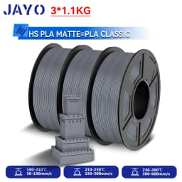 JAYO 3.3KG High Speed Matte  PLA=PLA Classic Filament 1.75mm 30mm/s - 600mm/s Print Range High Flow Speedy PLA Printer Filament