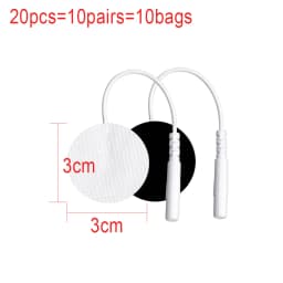 10/20pcs Tens Muscle Electrostimulator Patches EMS Body Massager Low Frequency Massage Pads Replacement Electrodes Pads