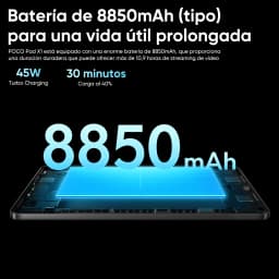 Global Version POCO Pad X1 Tablet Snapdragon 7+ Gen 3 11.2" 3:2 3.2K 144Hz Crystal-Clear Display 45W Turbo Charging 8850mAh
