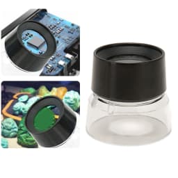 10X Power Stand Magnifier Compact Portable Cylinder Magnifier Desktop Magnifying Glass for Jewelry Appraisal