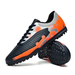 Cost-effective TF Football Boots PU Blend Upper Dense Rubber Stud Anti-slip Durable Budget Turf Football Footwear