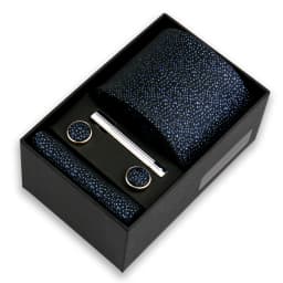 Luxury Tie Set For Men Business Gift Box Wedding Party Fashion Men Tie Set Paisley Handchief Cufflink Tie-Clip Suit Gift For Man
