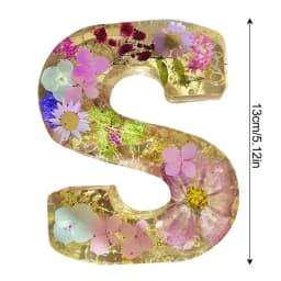 Dry Flower Letter Lamp Luminous Alphabet LED Light Decororation Night Light for Home Wedding Birthday Christmas Party Decoration