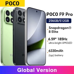 Smartphone POCO F9 Pro Global Version 6.59'' 185Hz AMOLED display 6330mAh 100W Snapdragon® 8 Elite Gen 5 CPU 200MP Cellphone